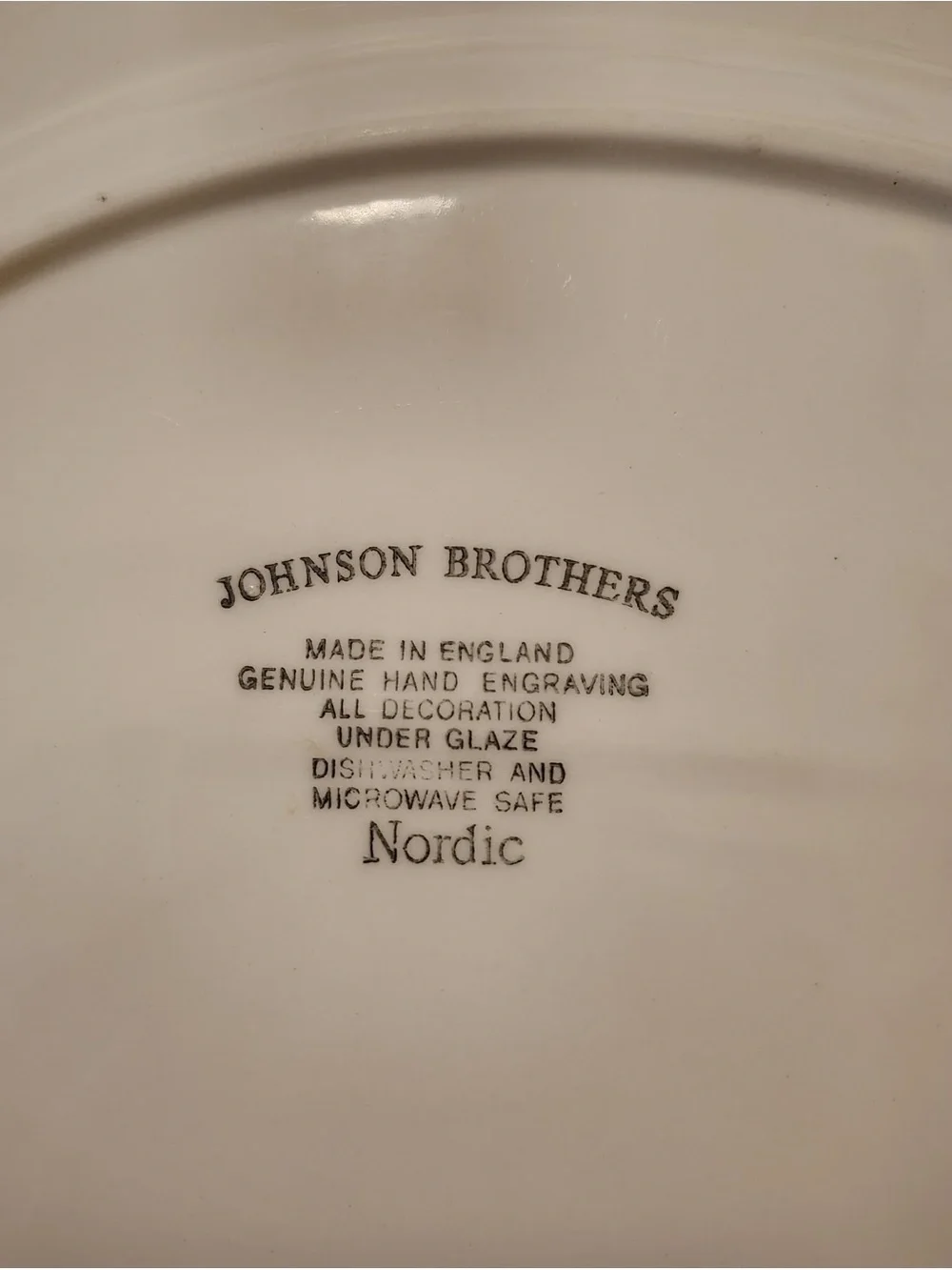 Johnson Brothers decorative oval